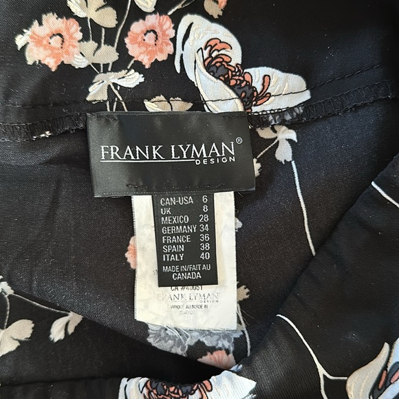 Frank Lyman high waisted floral flare pants - Picture 10 of 11